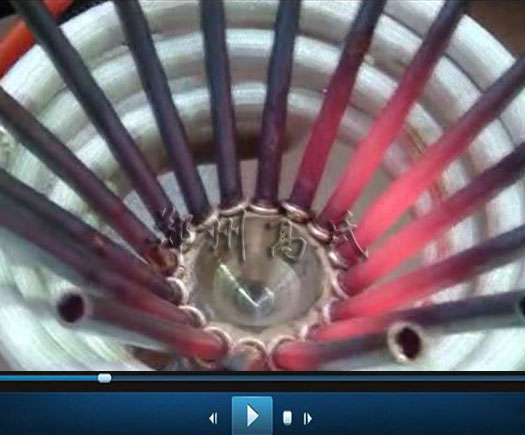 高頻加熱設(shè)備對(duì)空調(diào)分歧管進(jìn)行焊接熱處理