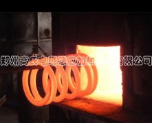 中頻感應(yīng)淬火設(shè)備對彈簧進行加熱熱處理